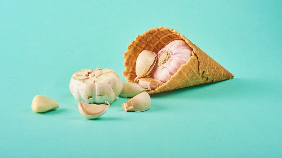 garlic waffle cone ss1119451058